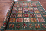 Tribal Persian Gabbeh Hand Knotted Wool Rug - 6' 8" X 9' 7" - Golden Nile
