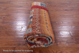 Tribal Persian Gabbeh Hand Knotted Wool Rug - 6' 8" X 9' 8" - Golden Nile