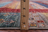 Tribal Persian Gabbeh Hand Knotted Wool Rug - 6' 8" X 9' 8" - Golden Nile
