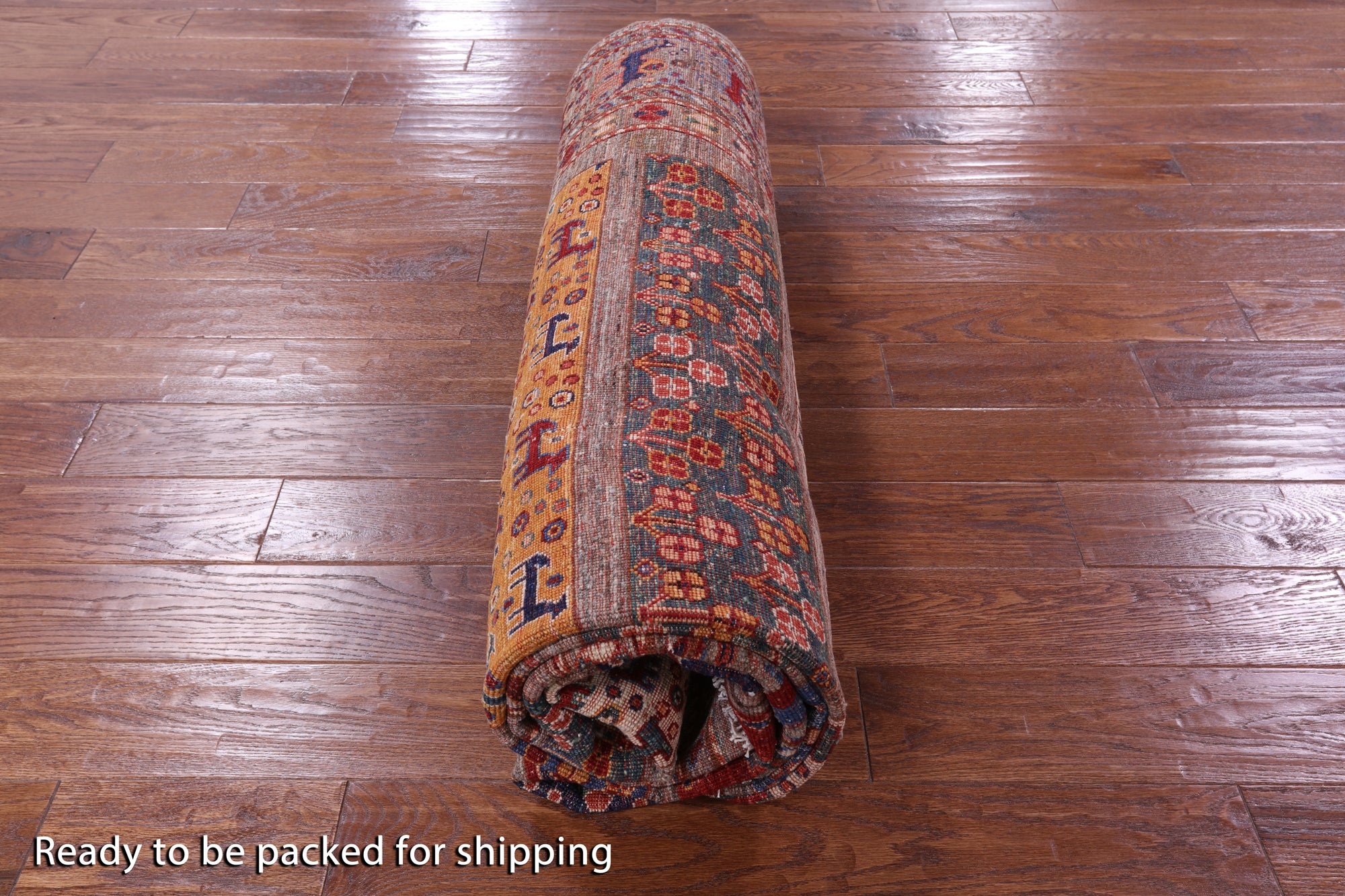 Persian Gabbeh Hand Knotted Wool Rug - 6' 11" X 9' 9" - Golden Nile