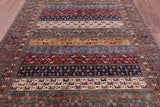 Persian Gabbeh Hand Knotted Wool Rug - 6' 11" X 9' 9" - Golden Nile