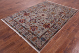 Peshawar Hand Knotted Wool Rug - 5' 9" X 8' 1" - Golden Nile