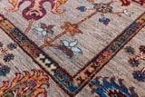 Peshawar Hand Knotted Wool Rug - 5' 9" X 8' 1" - Golden Nile