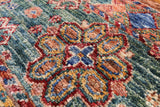 Khorjin Persian Gabbeh Hand Knotted Wool Rug - 4' 0" X 6' 3" - Golden Nile