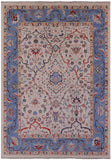 Ivory Turkish Oushak Hand Knotted Wool On Wool Rug - 8' 11" X 12' 2" - Golden Nile