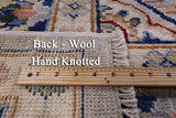 Square Turkish Oushak Hand Knotted Wool On Wool Rug - 9' 2" X 9' 6" - Golden Nile