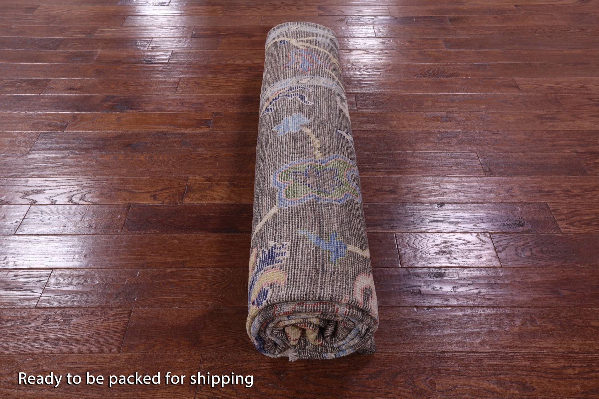 Turkish Oushak Handmade Wool On Wool Rug - 8' 11" X 12' 3" - Golden Nile