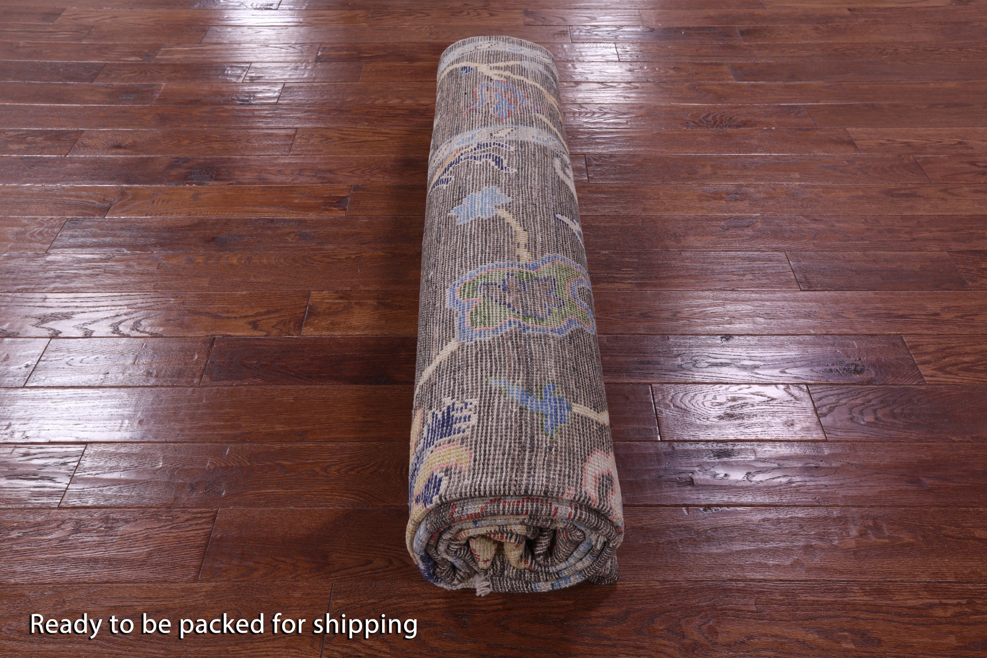 Turkish Oushak Handmade Wool On Wool Rug - 8' 11" X 12' 3" - Golden Nile