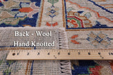 Square Turkish Oushak Handmade Wool On Wool Rug - 10' 9" X 10' 11" - Golden Nile