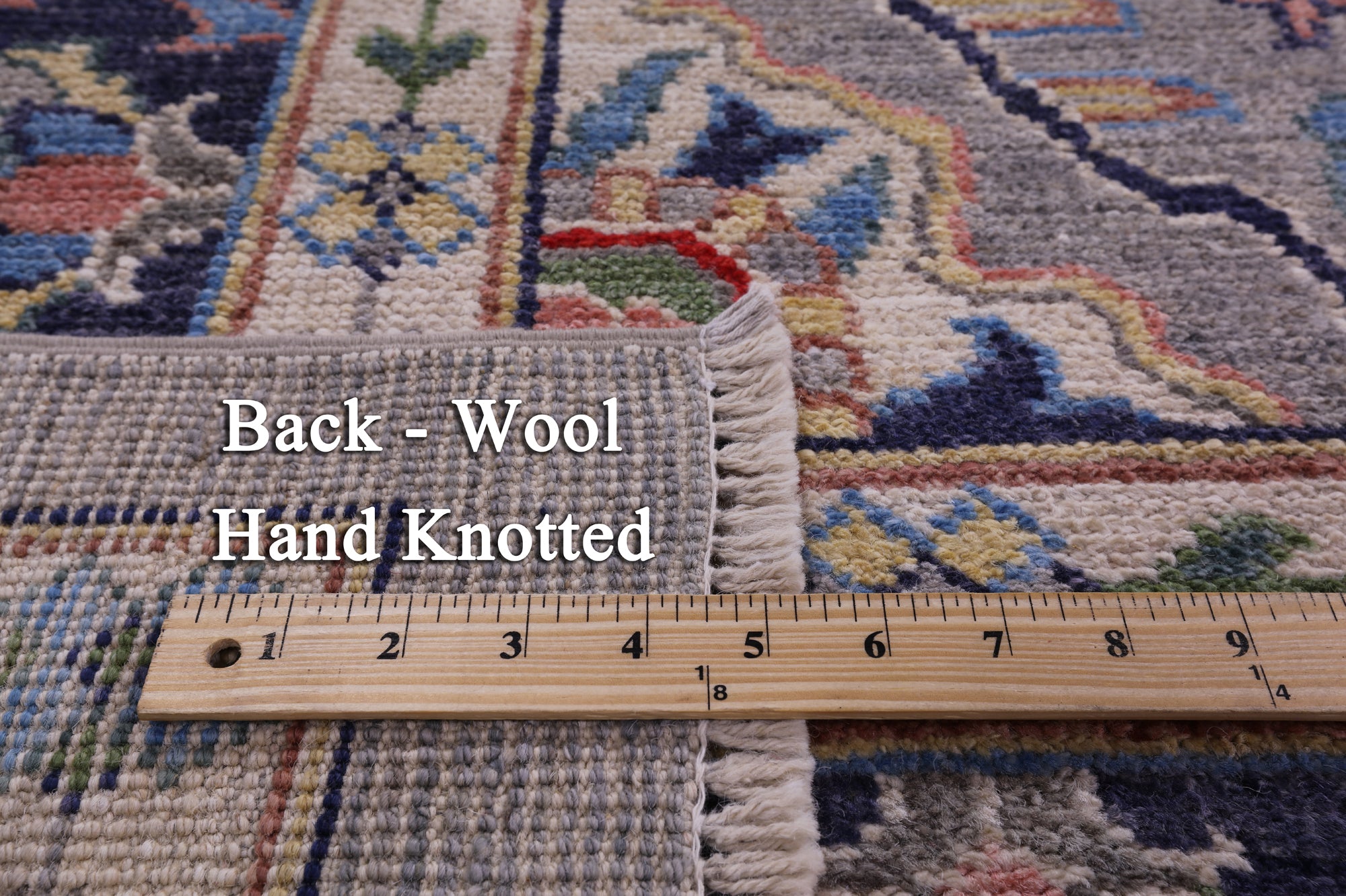 Grey Turkish Oushak Hand Knotted Wool On Wool Rug - 10' 0" X 13' 9" - Golden Nile