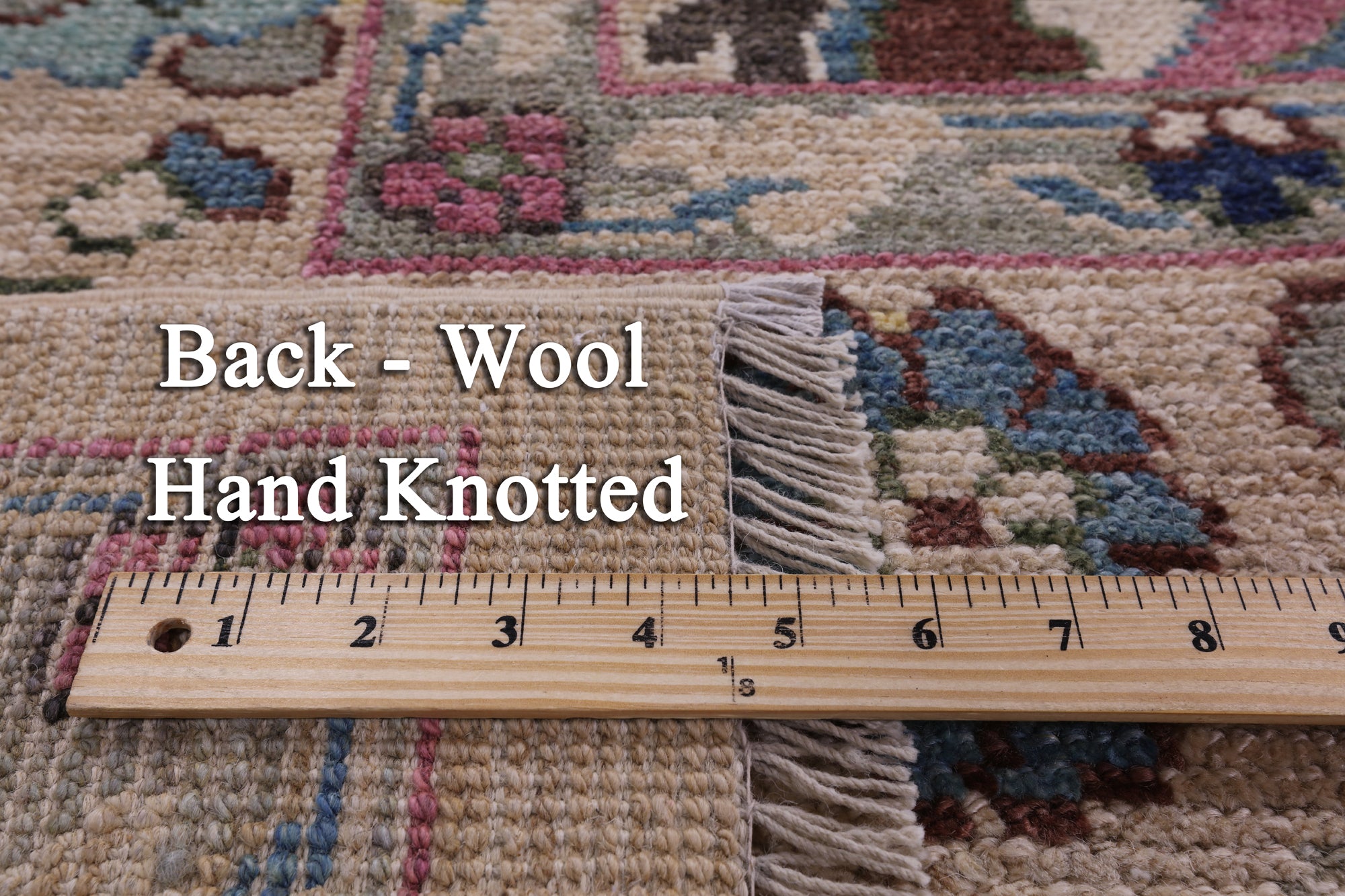 Ivory Turkish Oushak Hand Knotted Wool On Wool Rug - 8' 11" X 11' 10" - Golden Nile