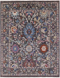 Grey Turkish Oushak Handmade Wool On Wool Rug - 9' 3" X 11' 11" - Golden Nile