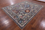 Grey Turkish Oushak Handmade Wool On Wool Rug - 9' 3" X 11' 11" - Golden Nile
