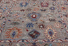 Square Turkish Oushak Hand Knotted Wool On Wool Rug - 7' 11" X 8' 1" - Golden Nile