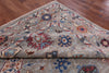 Square Turkish Oushak Hand Knotted Wool On Wool Rug - 7' 11" X 8' 1" - Golden Nile