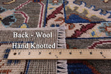 Grey Turkish Oushak Hand Knotted Wool On Wool Rug - 8' 11" X 12' 0" - Golden Nile