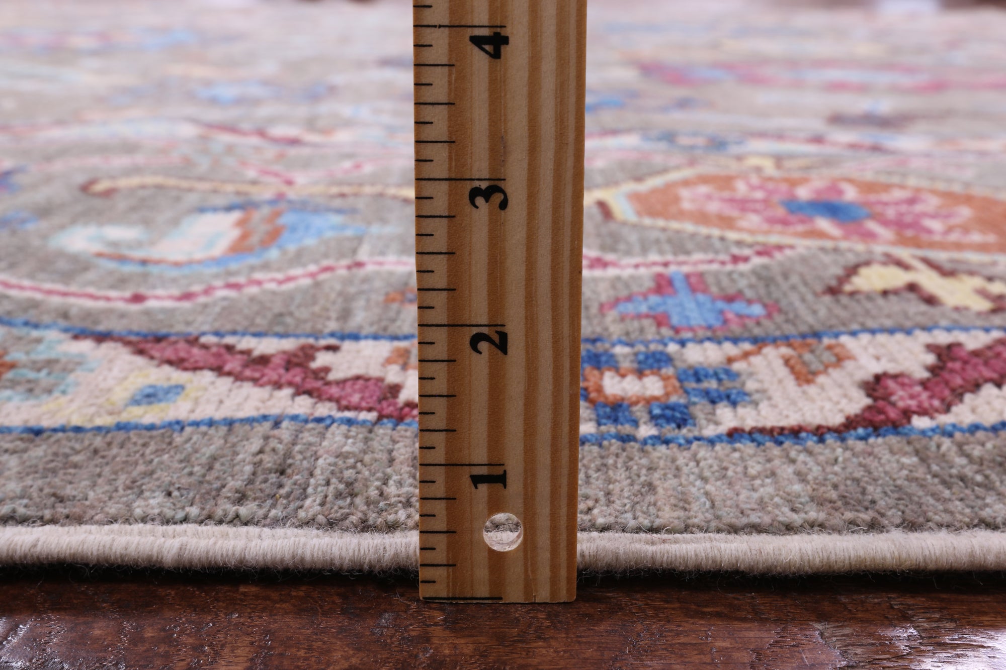 Grey Turkish Oushak Hand Knotted Wool On Wool Rug - 8' 11" X 12' 0" - Golden Nile