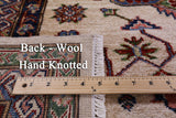 Super Kazak Handmade Wool Rug - 7' 11" X 10' 2" - Golden Nile