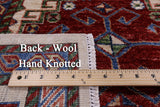 Super Kazak Hand Knotted Wool Rug - 8' 1" X 10' 3" - Golden Nile