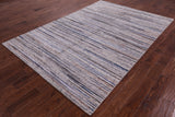 Tribal Persian Gabbeh Handmade Wool Rug - 6' 0" X 9' 0" - Golden Nile