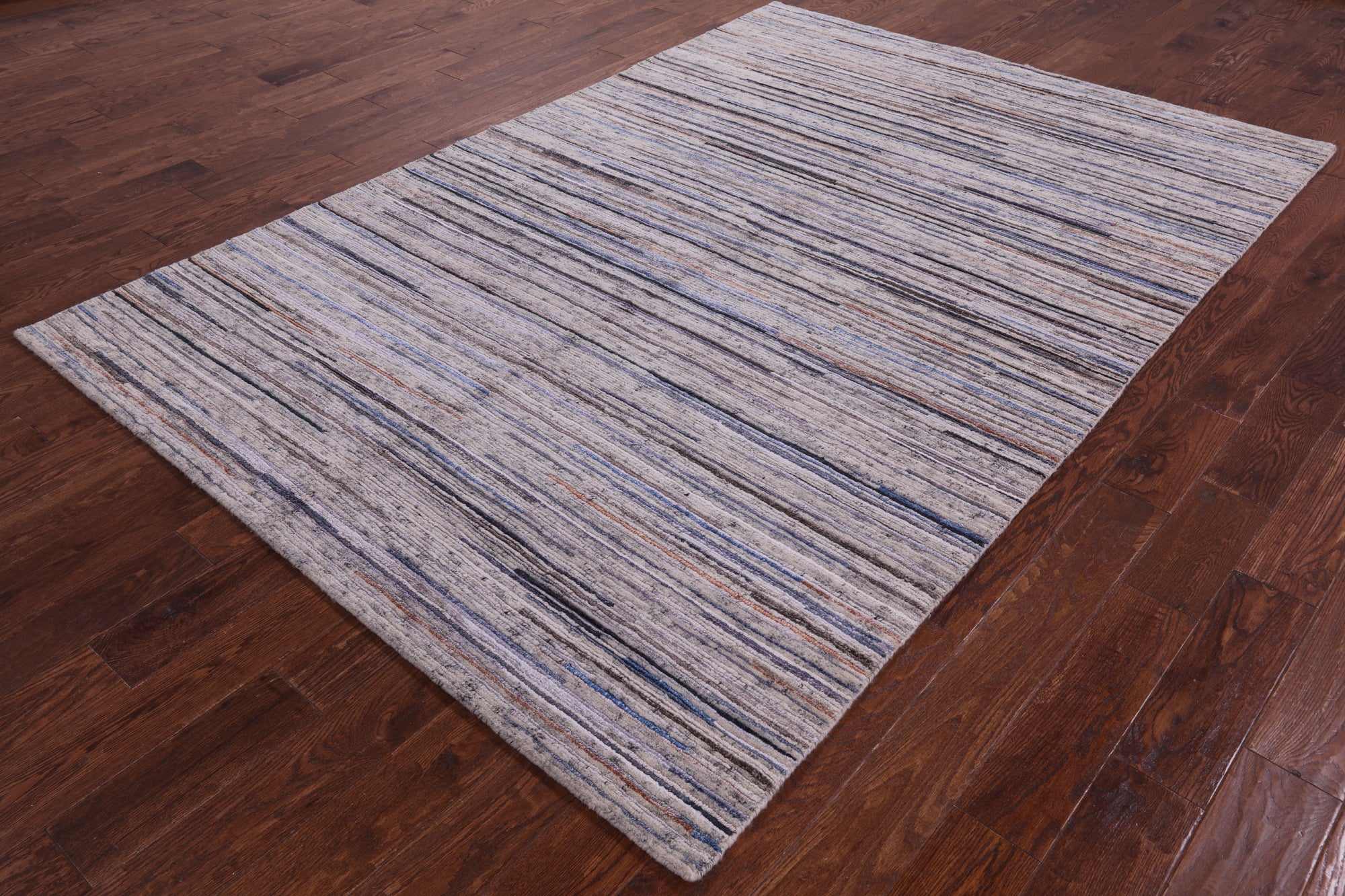 Tribal Persian Gabbeh Handmade Wool Rug - 6' 0" X 9' 0" - Golden Nile
