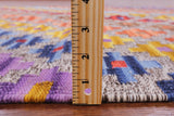 Reversible Kilim Flat Weave Wool Rug - 5' 0" X 8' 0" - Golden Nile