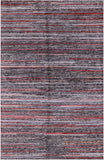 Persian Gabbeh Handmade Wool Rug - 5' 0" X 8' 0" - Golden Nile