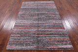 Persian Gabbeh Handmade Wool Rug - 5' 0" X 8' 0" - Golden Nile