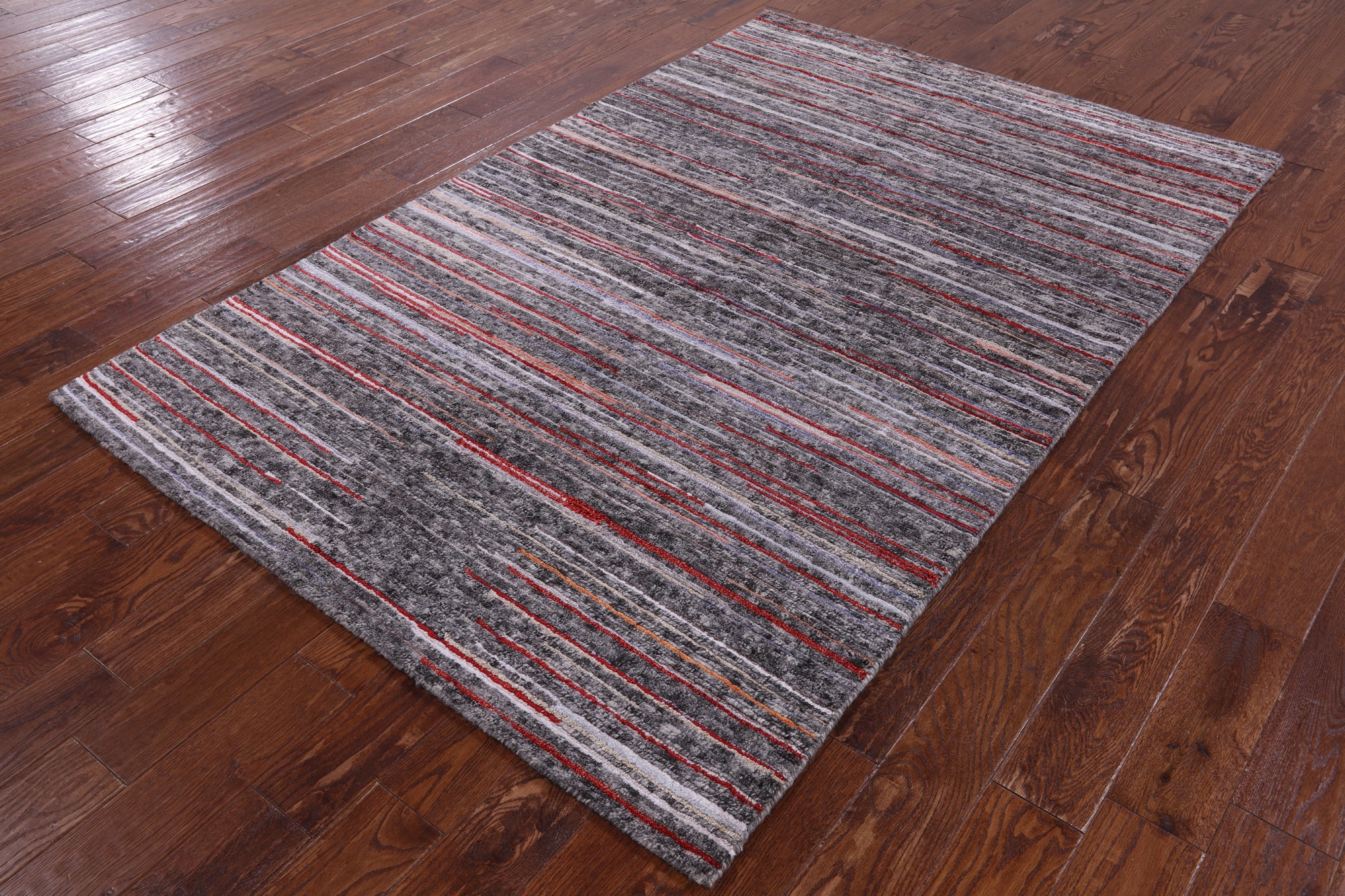 Persian Gabbeh Handmade Wool Rug - 5' 0" X 8' 0" - Golden Nile