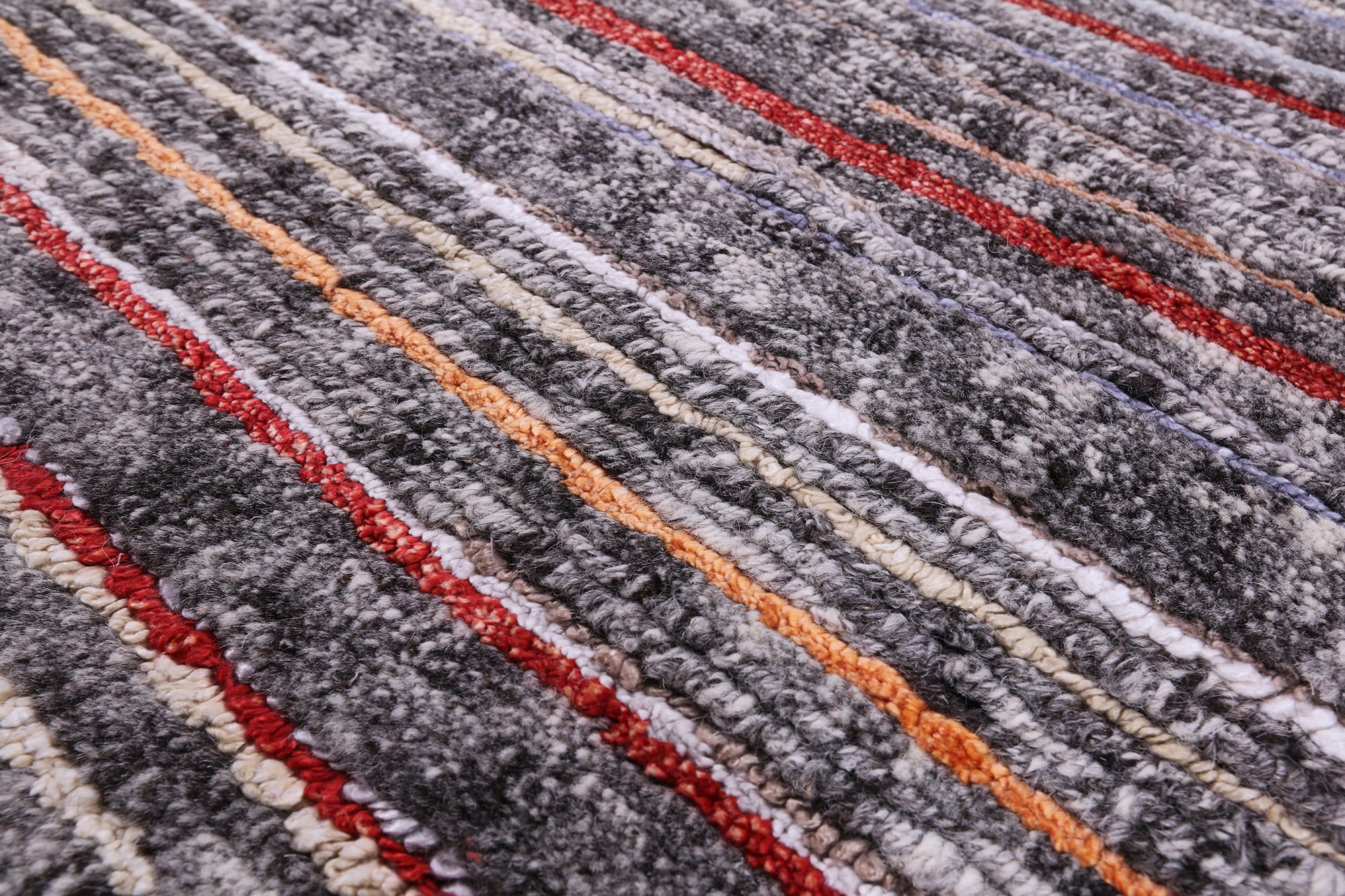 Persian Gabbeh Handmade Wool Rug - 5' 0" X 8' 0" - Golden Nile