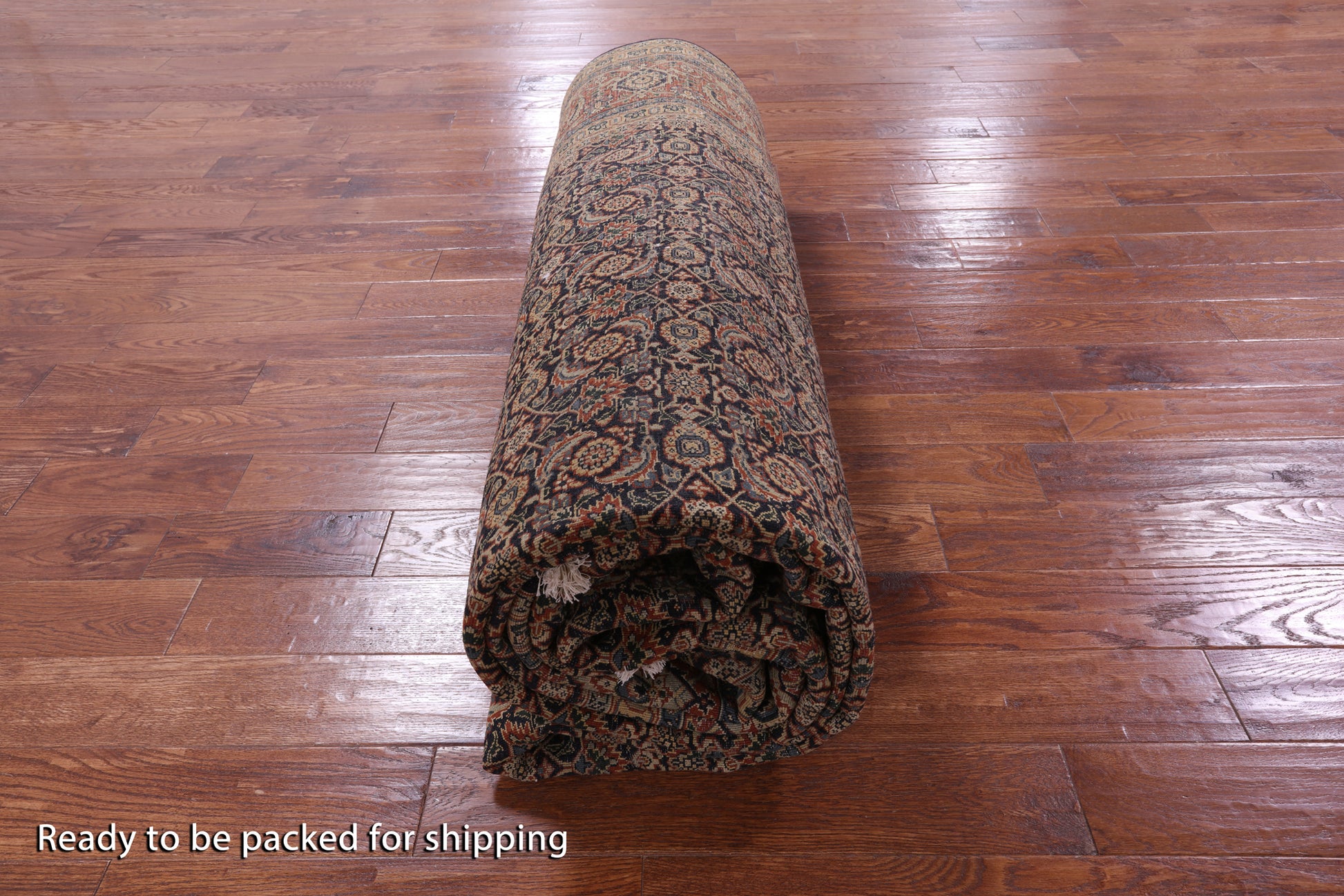 Persian Hill Herati Handmade Wool Rug - 9' 1" X 16' 2" - Golden Nile