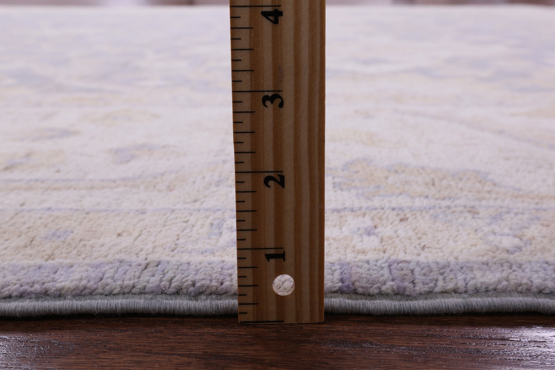Grey Peshawar Hand Knotted Wool Rug - 7' 10" X 9' 9" - Golden Nile