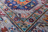 Turkmen Ersari Hand Knotted Wool Rug - 8' 2" X 9' 7" - Golden Nile