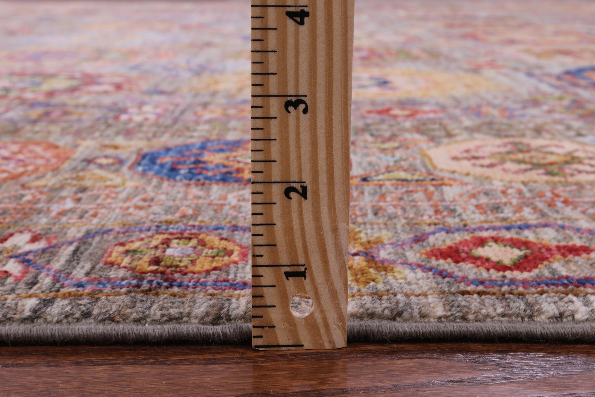 Turkmen Ersari Handmade Wool Rug - 7' 11" X 9' 11" - Golden Nile