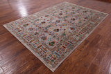 Peshawar Hand Knotted Wool Rug - 6' 10" X 9' 11" - Golden Nile