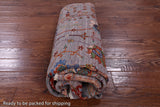 Grey Peshawar Hand Knotted Wool Rug - 6' 0" X 9' 0" - Golden Nile