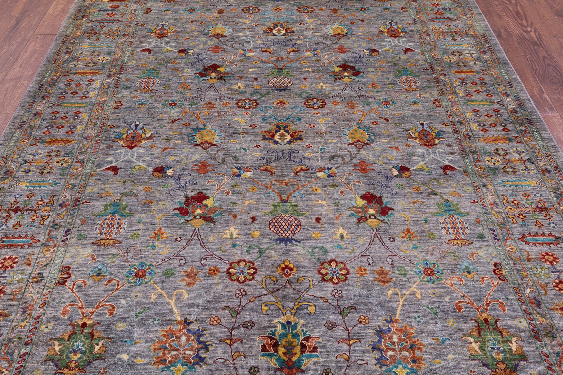 Peshawar Hand Knotted Wool Rug - 6' 10" X 9' 9" - Golden Nile