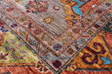 Super Kazak Hand Knotted Wool Rug - 5' 10" X 7' 10" - Golden Nile