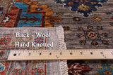 Super Kazak Hand Knotted Wool Rug - 5' 10" X 7' 10" - Golden Nile