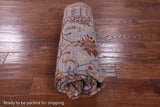 Grey Peshawar Hand Knotted Wool Rug - 5' 8" X 7' 9" - Golden Nile