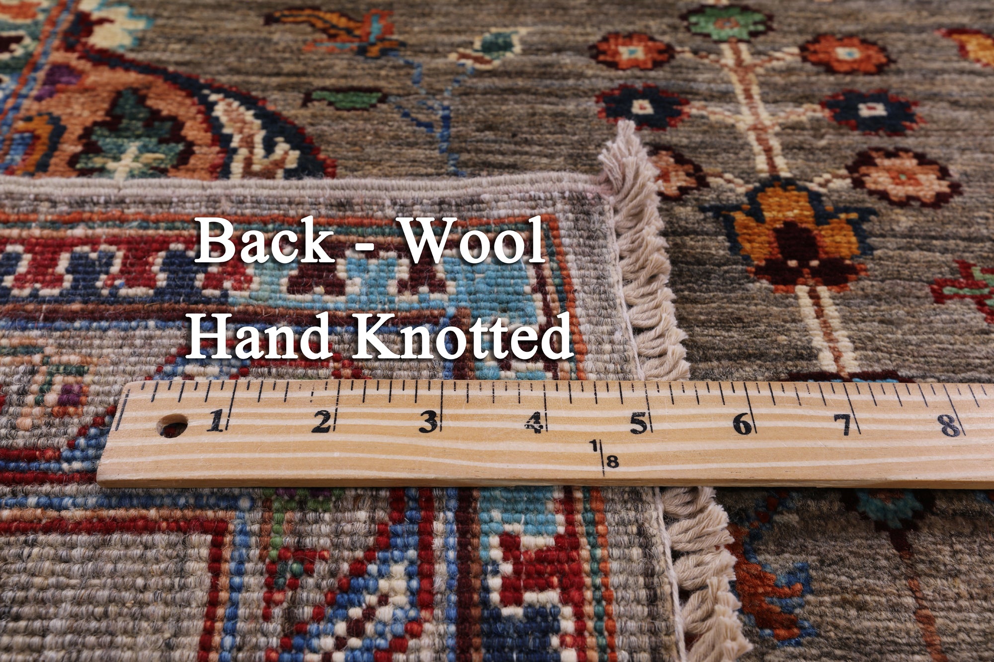 Peshawar Hand Knotted Wool Rug - 5' 8" X 7' 10" - Golden Nile