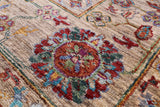 Peshawar Hand Knotted Wool Rug - 5' 7" X 8' 1" - Golden Nile