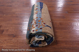 Tribal Persian Gabbeh Hand Knotted Wool Rug - 9' 9" X 13' 7" - Golden Nile