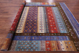 Tribal Persian Gabbeh Hand Knotted Wool Rug - 8' 2" X 10' 8" - Golden Nile