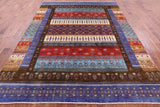Tribal Persian Gabbeh Hand Knotted Wool Rug - 8' 2" X 10' 8" - Golden Nile