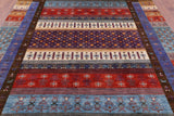 Tribal Persian Gabbeh Hand Knotted Wool Rug - 8' 2" X 10' 8" - Golden Nile