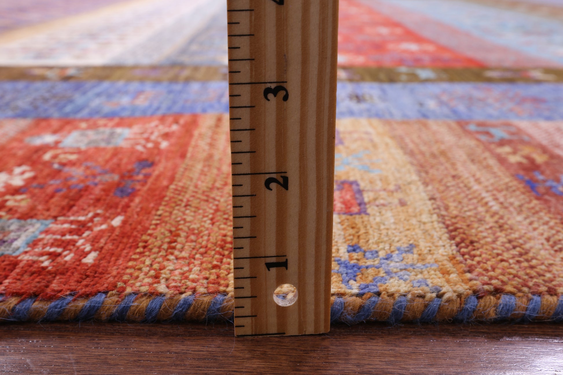 Tribal Persian Gabbeh Hand Knotted Wool Rug - 8' 2" X 10' 8" - Golden Nile