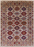 Super Kazak Hand Knotted Wool Rug - 9' 2" X 12' 3" - Golden Nile