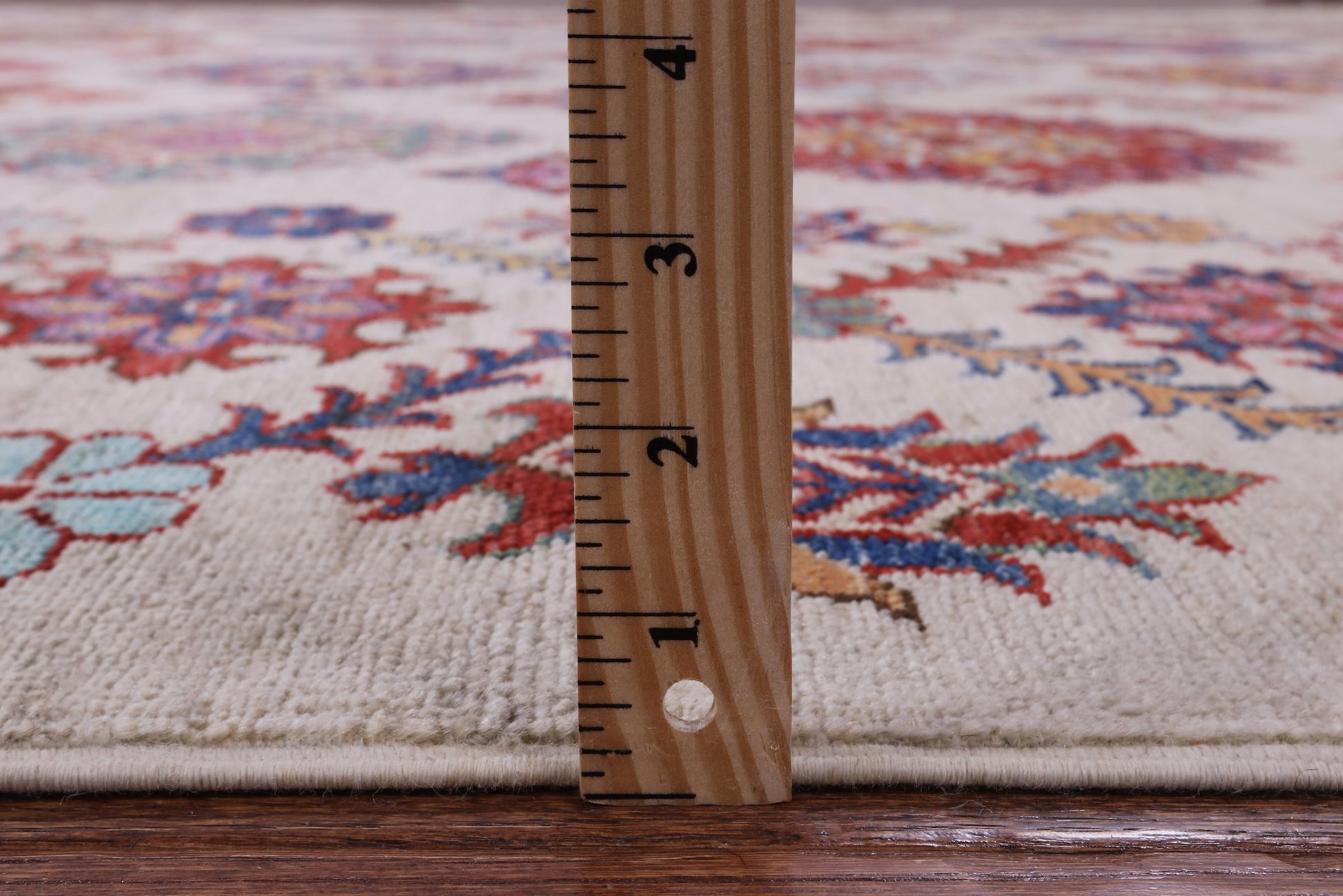 Super Kazak Hand Knotted Wool Rug - 9' 2" X 12' 3" - Golden Nile
