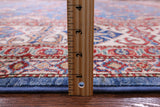 Blue Super Kazak Hand Knotted Wool Rug - 9' 11" X 13' 1" - Golden Nile